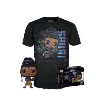 Funko Pop! & Tee (Adult): Marvel Black Panther - Shuri Vinyl Figure & T-Shirt (S) 889698648776