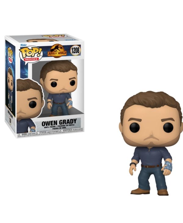 Funko Pop! Movies: Jurassic World Dominion - Owen Grady #1208 Vinyl Figure 889698552950