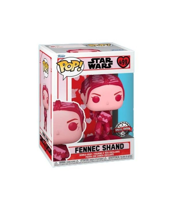 Funko Pop! Star Wars: Valentines S2 - Fennec Shand (Special Edition) #499 Bobble-Head Vinyl Figure 889698601238
