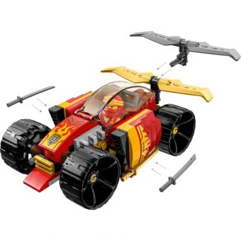 Lego Ninjago: Kai’s Ninja Race Car EVO 71780 - Image 4
