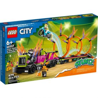 Lego City Stuntz: Stunt Truck & Ring of Fire Challenge 60357