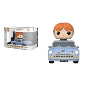 Funko Pop! Rides Super Deluxe: Harry Potter Chamber of Secrets Anniversary 20th - Ron Weasley in Flying Car 889698656542