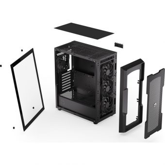 Endorfy Regnum 400 Air Midi Tower Tempered Glass Black EY2A008 - Image 12