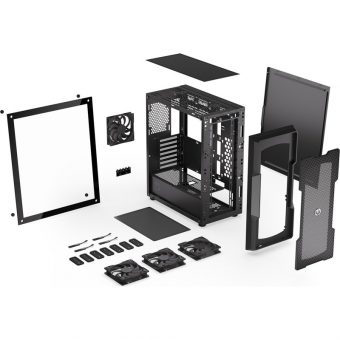 Endorfy Regnum 400 Air Midi Tower Tempered Glass Black EY2A008 - Image 13