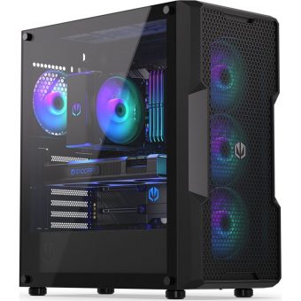 Endorfy Regnum 400 ARGB Midi Tower Tempered Glass Black EY2A009
