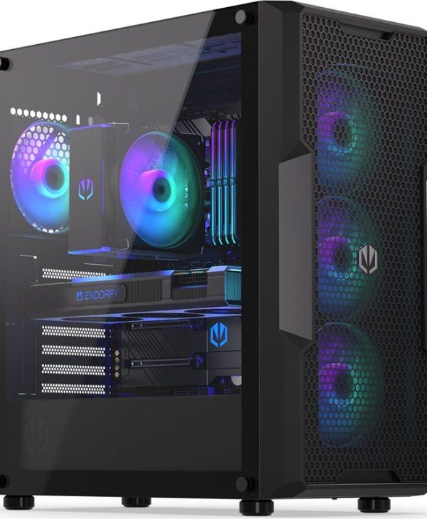 Endorfy Regnum 400 ARGB Midi Tower Tempered Glass Black EY2A009