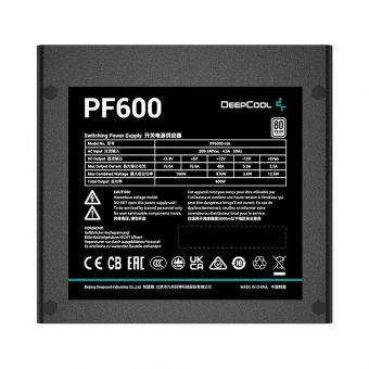 DeepCool PF600 600W 12cm Fan Non-Modular 80+ R-PF600D-HA0B-EU - Image 2