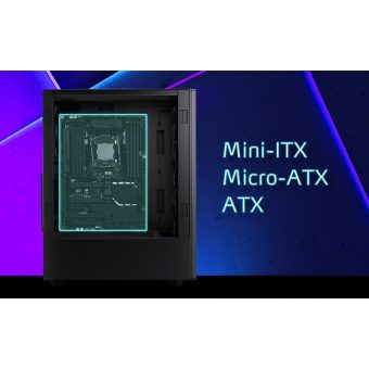ADATA XPG Valor Air Midi Tower Tempered Glass Black 75261054 - Image 4