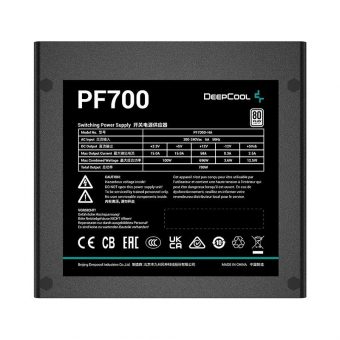 DeepCool PF700 700W 12cm Fan Non-Modular 80+ R-PF700D-HA0B-EU - Image 2