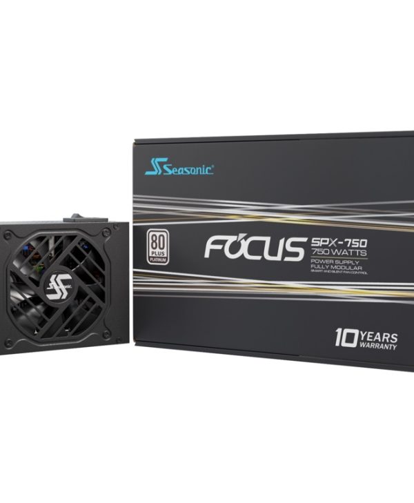 Seasonic Focus SPX 750W 9.2cm Fan Fully Modular 80+ Platinum Black FOCUS-SPX-750