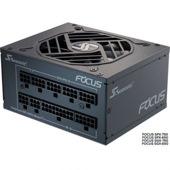 Seasonic Focus SPX 750W 9.2cm Fan Fully Modular 80+ Platinum Black FOCUS-SPX-750 - Image 3