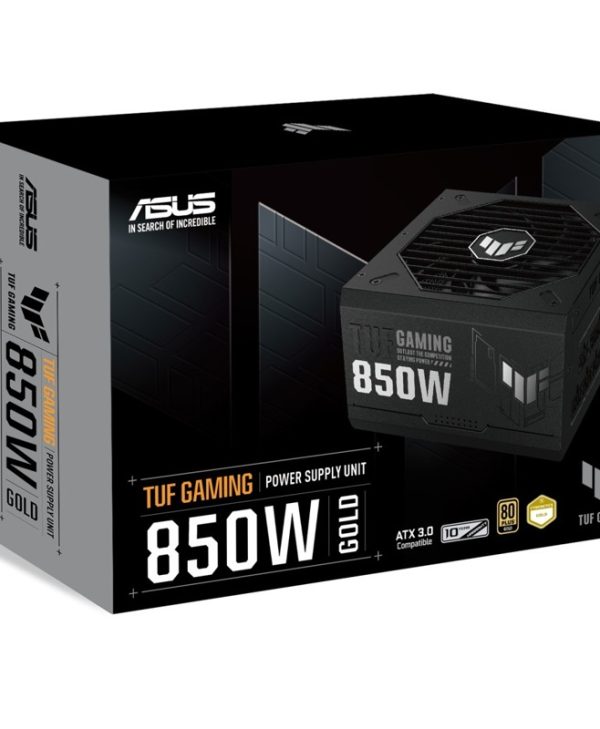 Asus TUF Gaming 850W 13.5cm Fan Fully Modular 80+ Gold PCIe 5.0 Black 90YE00S2-B0NA00