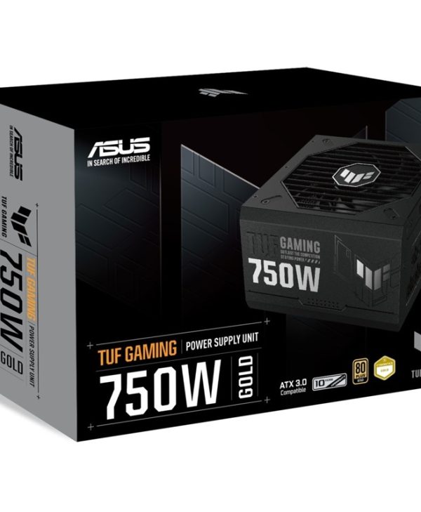 Asus TUF Gaming 750W 13.5cm Fan Fully Modular 80+ Gold PCIe 5.0 Black 90YE00S3-B0NA00