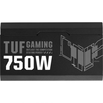 Asus TUF Gaming 750W 13.5cm Fan Fully Modular 80+ Gold PCIe 5.0 Black 90YE00S3-B0NA00 - Image 8