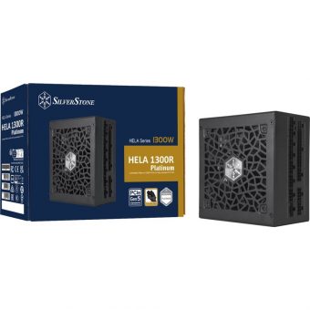 SilverStone HA1300R 1300W 12cm Fan Fully Modular 80+ Platinum PCIe 5.0 Black SST-HA1300R-PM - Image 2