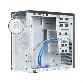 Chieftec Midi Tower Black 350W -  BD-25B-350GPB - Image 6