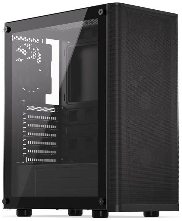 Endorfy Ventum 200 Air Midi Tower Tempered Glass Black EY2A002