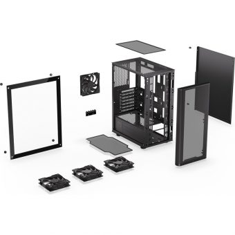 Endorfy Ventum 200 Air Midi Tower Tempered Glass Black EY2A002 - Image 11