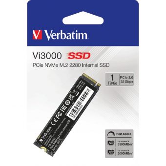 Verbatim Vi3000 1TB M.2 2280 NVMe PCIe Gen3.0 x4 49375