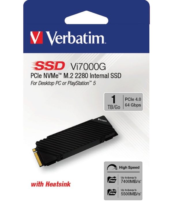 Verbatim Vi7000G 1TB M.2 2280 NVMe PCIe Gen4.0 x4 49367