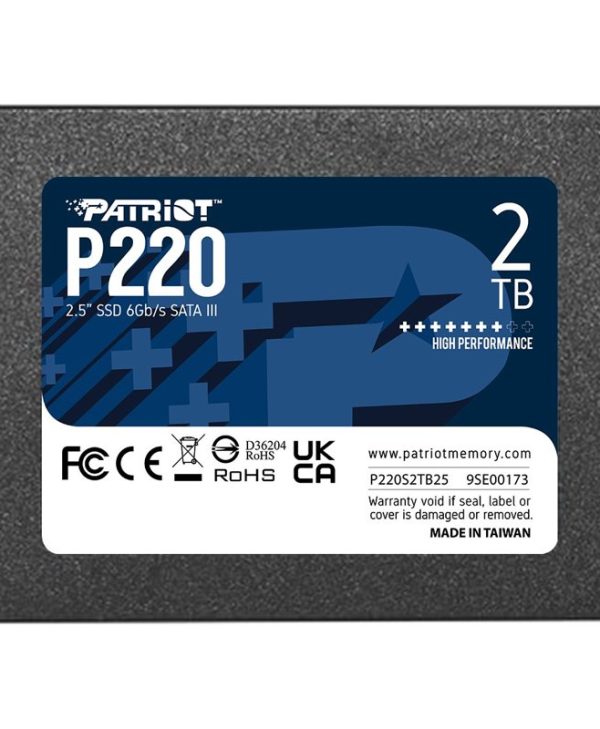 Patriot P220 2TB 2.5" Sata III P220S2TB25