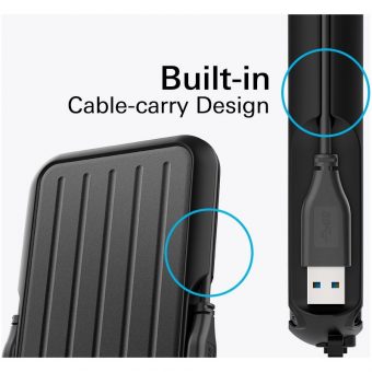 Silicon Power A66 5TB 2.5" USB 3.0 Black/Blue SP050TBPHD66LS3B - Image 5