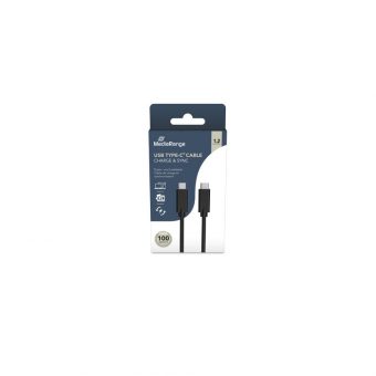 MediaRange Charge & Sync Cable USB 3.1 C Male - USB 3.1 C Male 1.2m Black MRCS214