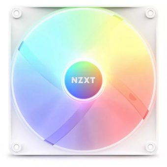 NZXT F140RGB Core 14cm 4-Pin PWM Case Fan White RF-C14SF-W1
