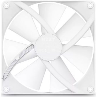 NZXT F140RGB Core 14cm 4-Pin PWM Case Fan White RF-C14SF-W1 - Image 6