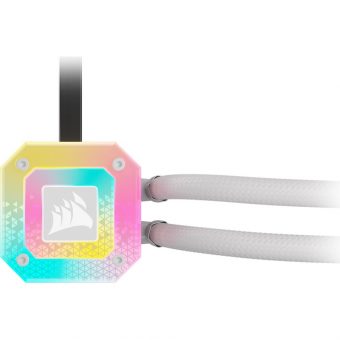 Corsair iCUE H100i Elite Capellix XT CPU Liquid Cooler White CW-9060072-WW - Image 4