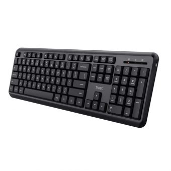 Trust Wireless Keyboard Black Thin US 2456 - Image 4