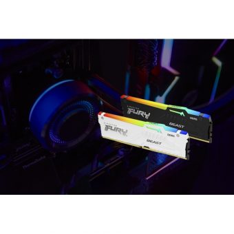 Kingston FURY Beast RGB 32GB (2 x 16GB) 5200MHz CL40 DDR5 White KF552C40BWAK2-32 - Image 8