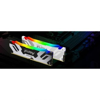Kingston FURY Renegade RGB 16GB 6400MHz CL32 DDR5 White KF564C32RWA-16 - Image 4
