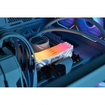 Kingston FURY Renegade RGB 16GB 6400MHz CL32 DDR5 White KF564C32RWA-16 - Image 5