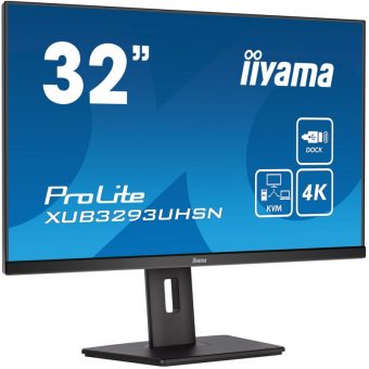 Iiyama ProLite XUB3293UHSN-B5 31.5″ 4K IPS Monitor Black - Image 2