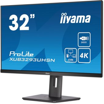 Iiyama ProLite XUB3293UHSN-B5 31.5″ 4K IPS Monitor Black - Image 3