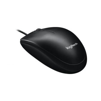 Logitech M100 Wired Optical Mouse Black 910-006652