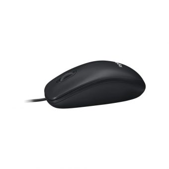 Logitech M100 Wired Optical Mouse Black 910-006652 - Image 4