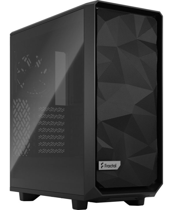 Fractal Design Meshify 2 Compact Midi Tower Tempered Glass Black FD-C-MES2C-03