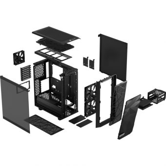 Fractal Design Meshify 2 Compact Midi Tower Tempered Glass Black FD-C-MES2C-03 - Image 14