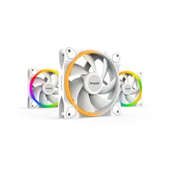 Be Quiet! Light Wings 120mm ARGB PWM 3-Pack With Hub BL100