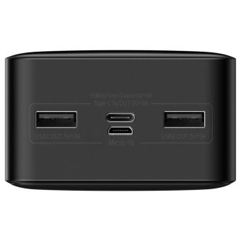 Baseus Bipow Overseas Edition Power Bank 30000mAh 15W Black PPBD050201 - Image 3