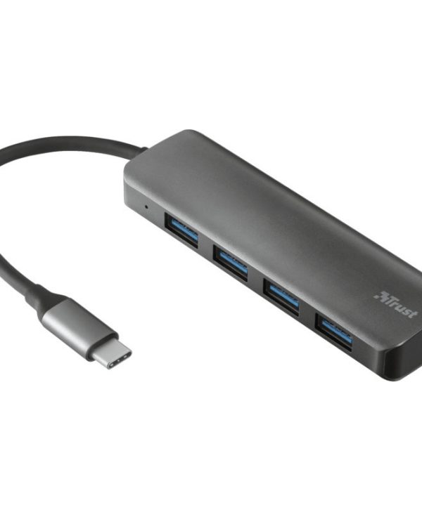 Trust Halyx Aluminium USB 3.2 Hub 4 USB-C Silver 24948