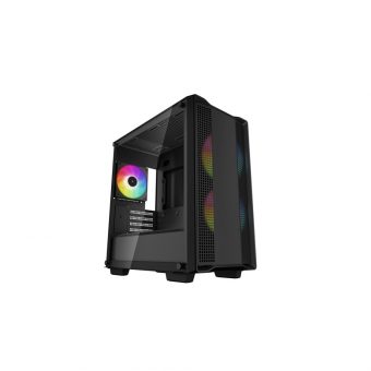 DeepCool CC360 ARGB Mini Tower Black  R-CC360-BKAPM3-G-1