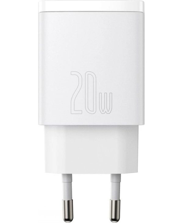 Baseus Charger Compact 20W Quick Charge 3 Without Cable White CCXJ-B02