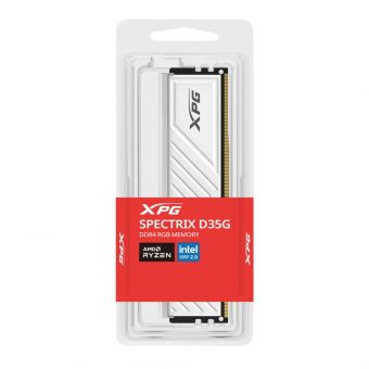 Adata XPG Spectrix D35 RGB 16GB 3200MHz CL16 DDR4 White AX4U320016G16A-SWHD35G - Image 5