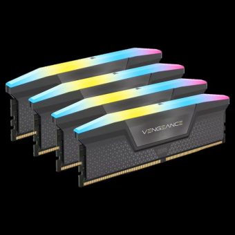 Corsair Vengeance RGB 64GB (4x16GB) 6200MHz DDR5 Black XMP 3.0 CMH64GX5M4B6200C32