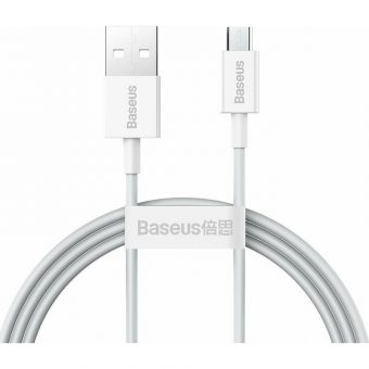 Baseus Superior Series Regular USB-A to micro-USB Cable 1m White CAMYS-02