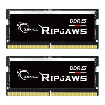 G.Skill RipJaws 64GB (2x32GB) 4800MHz CL40 DDR5 SO-DIMM F5-4800S4039A32GX2-RS