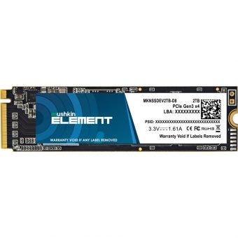 Mushkin Element 2TB M.2 2280 NVMe PCle Gen3.0 x4 MKNSSDEV2TB-D8